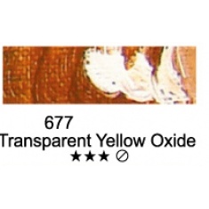 Tuba 50ml farby olejnej Marie's 677 TRANSPARENT YELLOW OXIDE