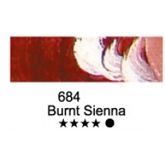 Tuba 50ml farby olejnej Marie's 684 BURNT SIENNA