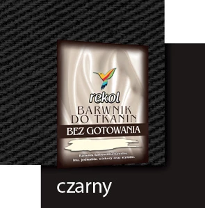 REKOL BARWNIK DO TKANIN 15 g BEZ GOTOWANIA CZARNY