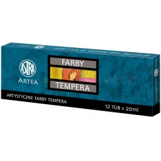 ASTRA farby tempery - 12 kol po 20 ml.