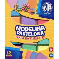 ASTRA Modelina pastelowa 12 kolorów