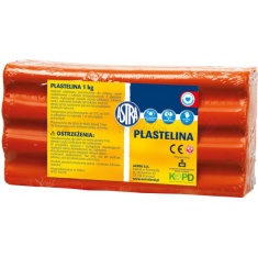 ASTRA Plastelina 1 kg - czerwona