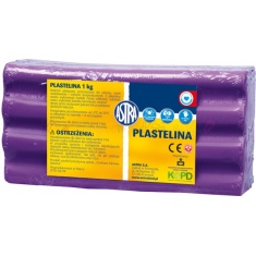 ASTRA Plastelina 1 kg - fioletowa