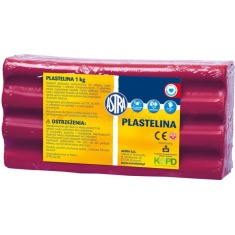ASTRA Plastelina 1 kg - purpurowa