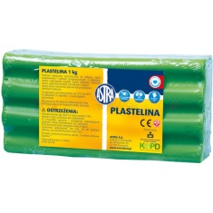ASTRA Plastelina 1 kg - zielona jasna