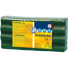 ASTRA Plastelina 1 kg - zielona ciemna