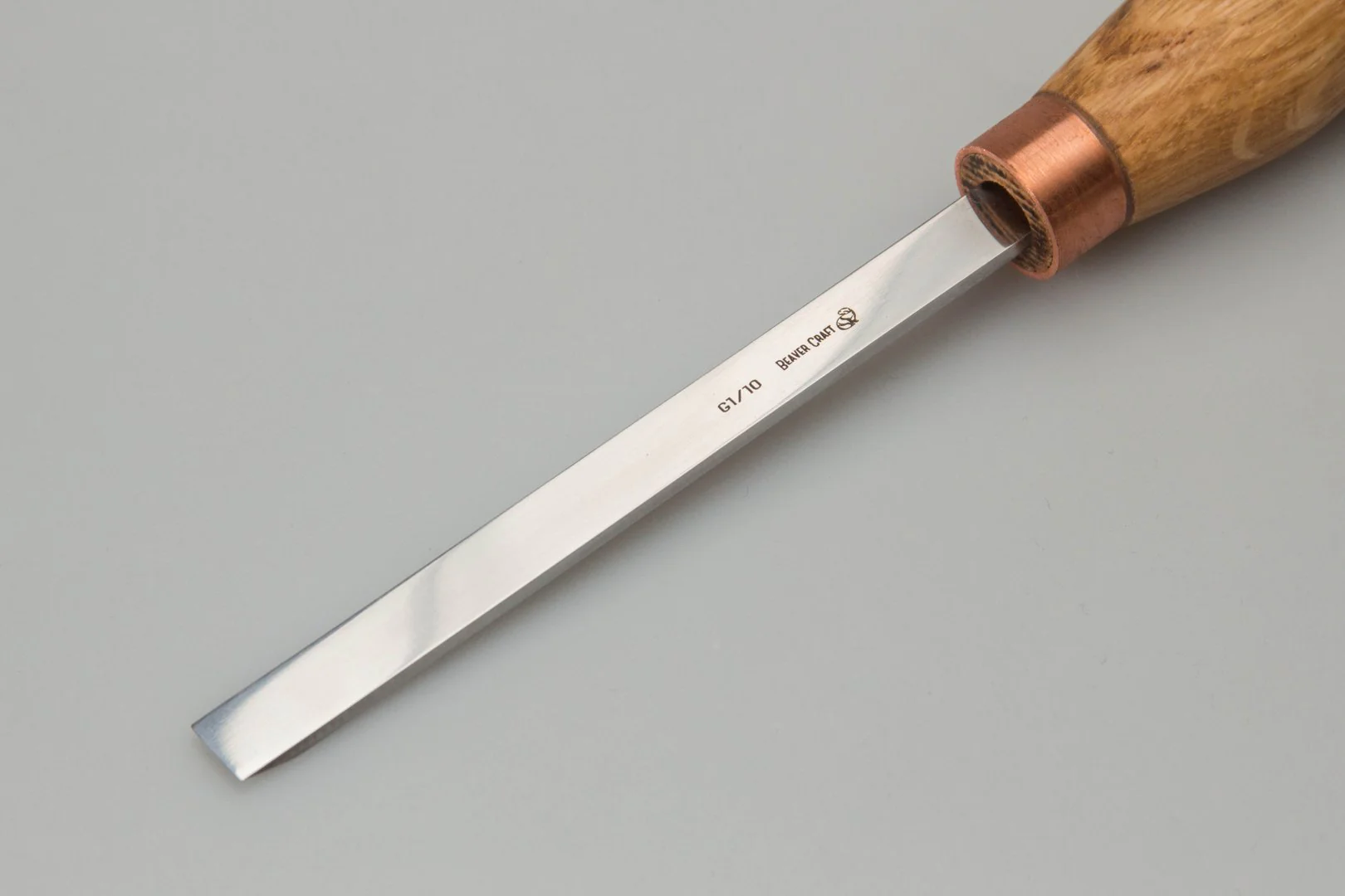 BeaverCraft Dłuto płaskie proste 10mm G1/10