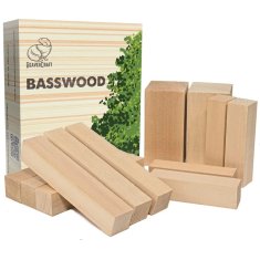 BeaverCraft Zestaw 12 bloczków z drewna lipowego