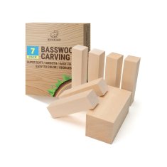 BeaverCraft Zestaw 7 bloczków z drewna lipowego