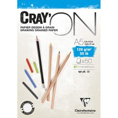 BLOK CLAIREFONTAINE CRAY'ON A5 50 ARK. 120G