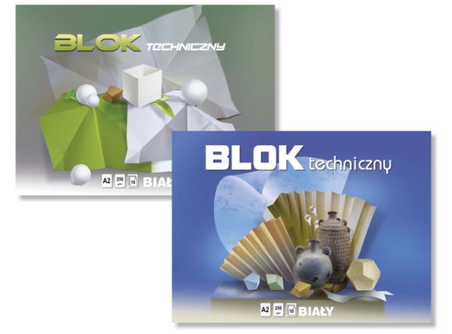 BLOK TECHNICZNY A2 10 ARK 250G