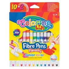 COLORINO Flamastry Junior Color 10+2 kol. 