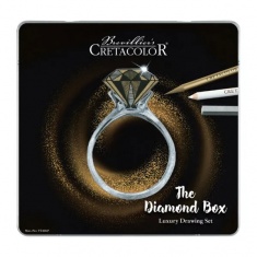 CRETACOLOR THE DIAMOND BOX ZESTAW RYSUNKOWY 15 ELEMENTÓW