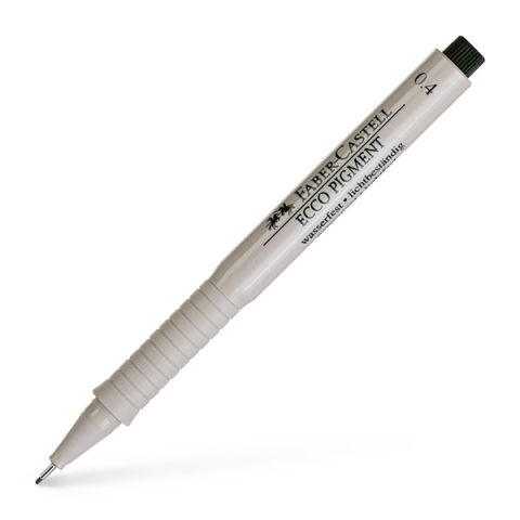 FABER CASTELL ECCO PIGMENT CIENKOPIS 0,4 czarny - cienkopis z tuszem