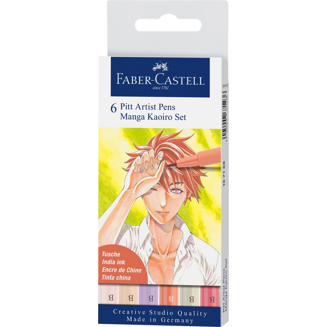 Faber-Castell PITT ARTIST MANGA KAOIRO 6 SZT