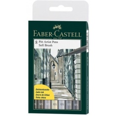 Faber-Castell Pitt Artist Pens Soft 8 szt.
