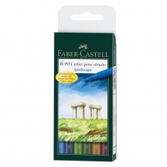 Faber-Castell Pitt Artist Pens 6szt. lanscap. B