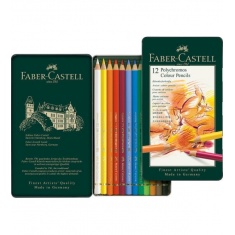 Faber-Castell Polychromos Kredki zestaw 12 kolorów