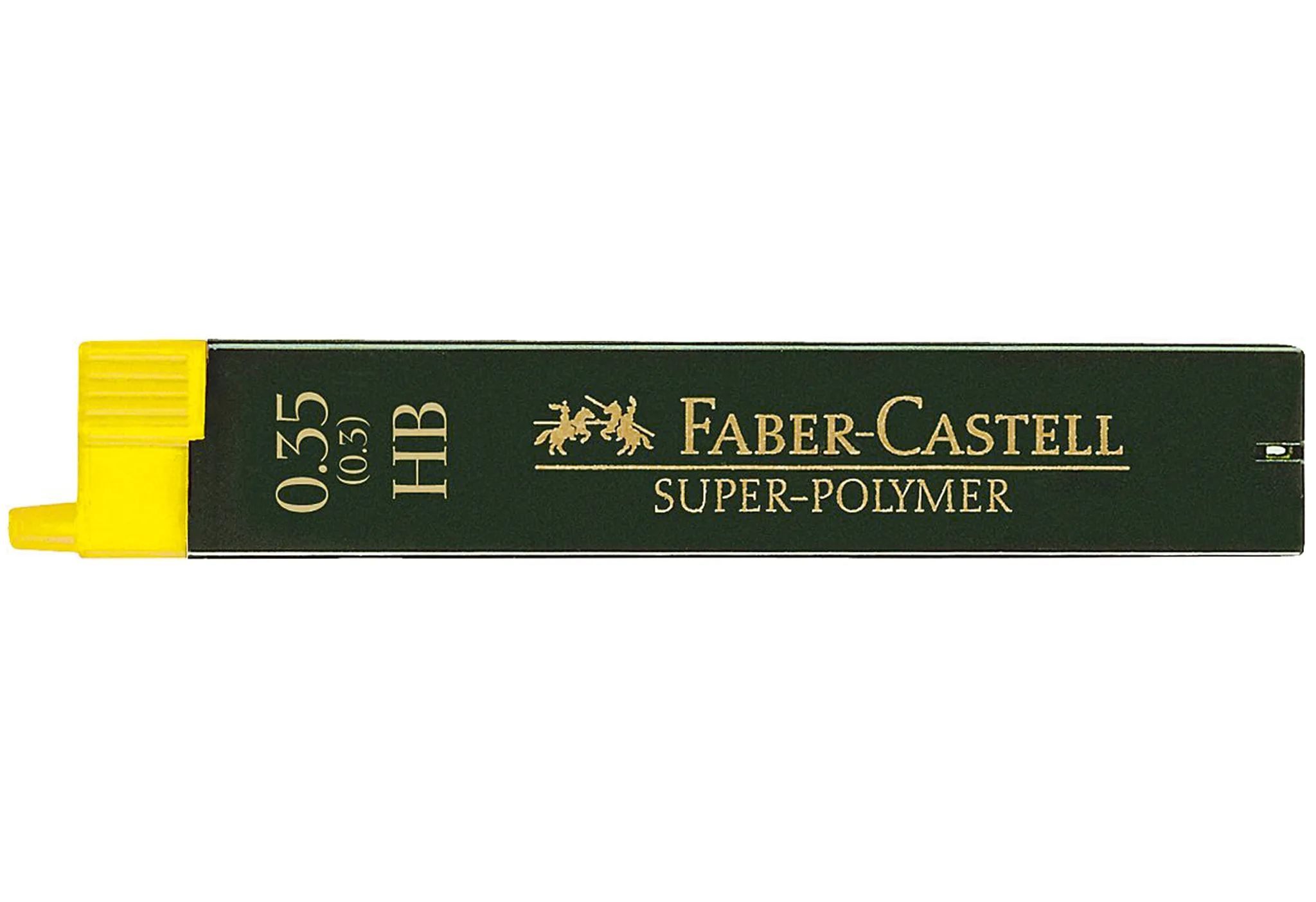 FABER CASTELL WKŁAD GRAFITOWY 0,3 (0,35) MM HB HI POLIMER 12 SZTUK