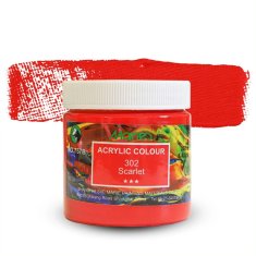 Farba akrylowa Marie's słój 250ml - 302 Scarlet