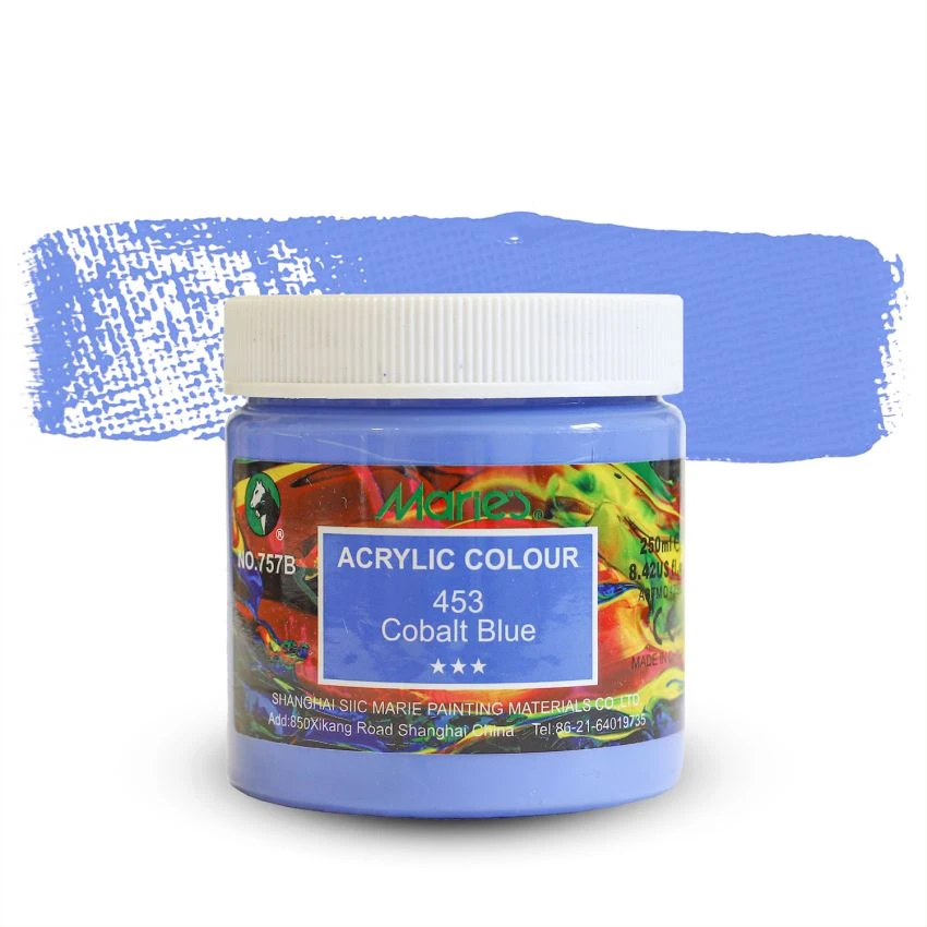 Farba akrylowa Marie\'s słój 250ml - 453 COBALT BLUE