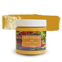 Farba akrylowa Marie's słój 250ml - 676 YELLOW OCHRE