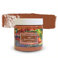 Farba akrylowa Marie's słój 250ml - 687 Burnt Umber