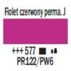 Farba akrylowa TALENS AMSTERDAM 120ml 577 - PERMANENT RED VIOLET LIGHT