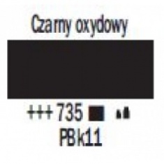 Farba akrylowa TALENS AMSTERDAM 120ml 735 - OXIDE BLACK