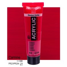 Farba akrylowa TALENS AMSTERDAM 120ml 318 - CARMINE