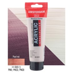 Farba akrylowa TALENS SPECIALITIES AMSTERDAM 120ml 819 - PEARL RED