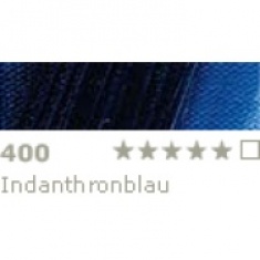 FARBA OLEJNA 35 ML SCHMINCKE NORMA - 400 Indanthronblau - Indanthrene blue - Błękit indantrenowy (antrachinowy, z Delft)   