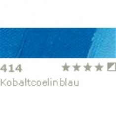 FARBA OLEJNA 35 ML SCHMINCKE NORMA - 414 Kobaltcoelinblau - Cobalt cerulean blue - Błękit kobaltowy ceruleum