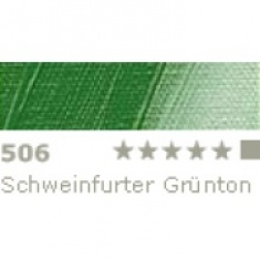FARBA OLEJNA 35 ML SCHMINCKE NORMA - 506 Schweinfurter Grünton - Schweinfurt green hue - Zieleń schwajnfurcka (zieleń Veronese; odpowiednik)
