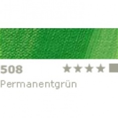 FARBA OLEJNA 35 ML SCHMINCKE NORMA - 508 Permanentgrün - Permanent green - Zieleń trwała  