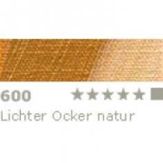 FARBA OLEJNA 35 ML SCHMINCKE NORMA - 600 Lichter Ocker natur - Raw light ochre - Ugier naturalny jasny    