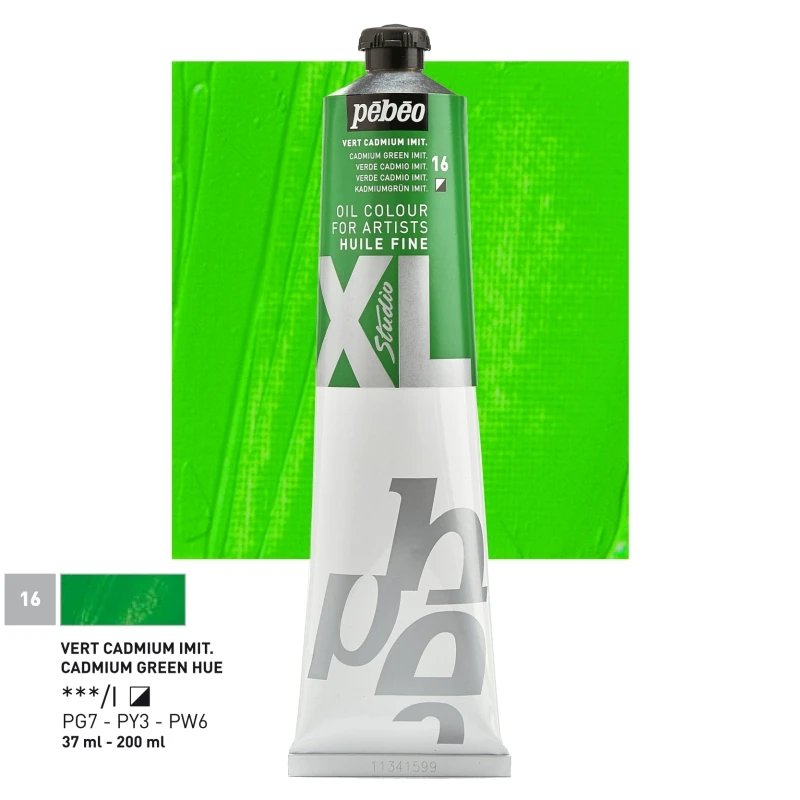 Farba Olejna Pebeo XL Fine Oil 200ml 16 Cadmium Green Hue