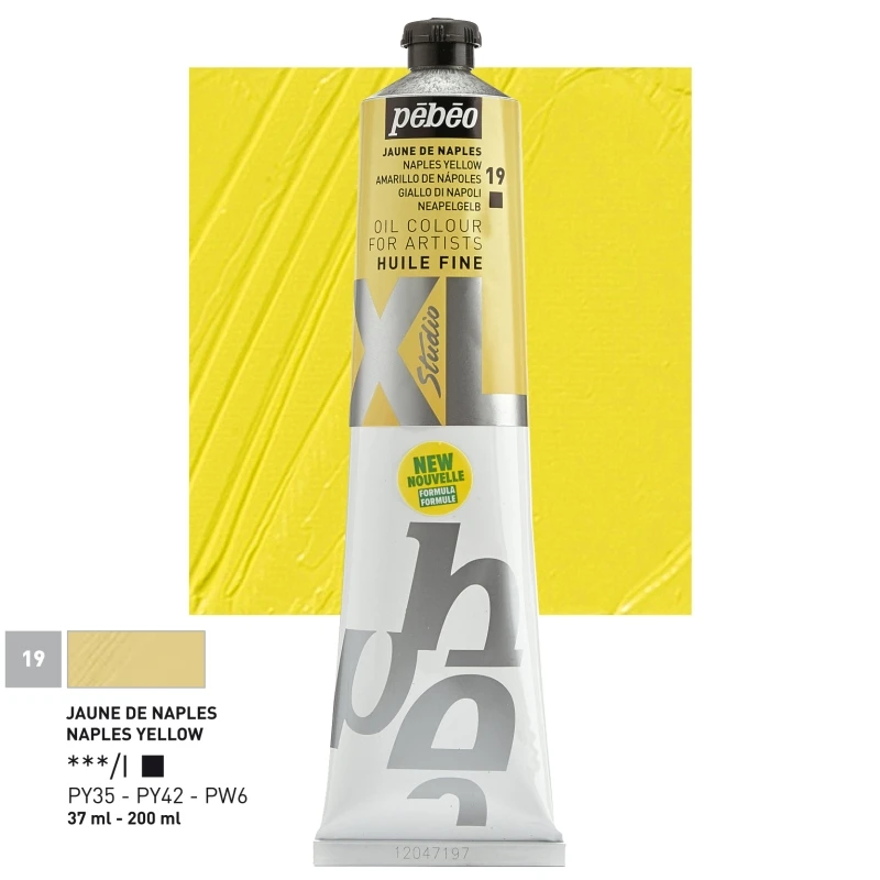 Farba Olejna Pebeo XL Fine Oil 200ml 19 Naples Yellow