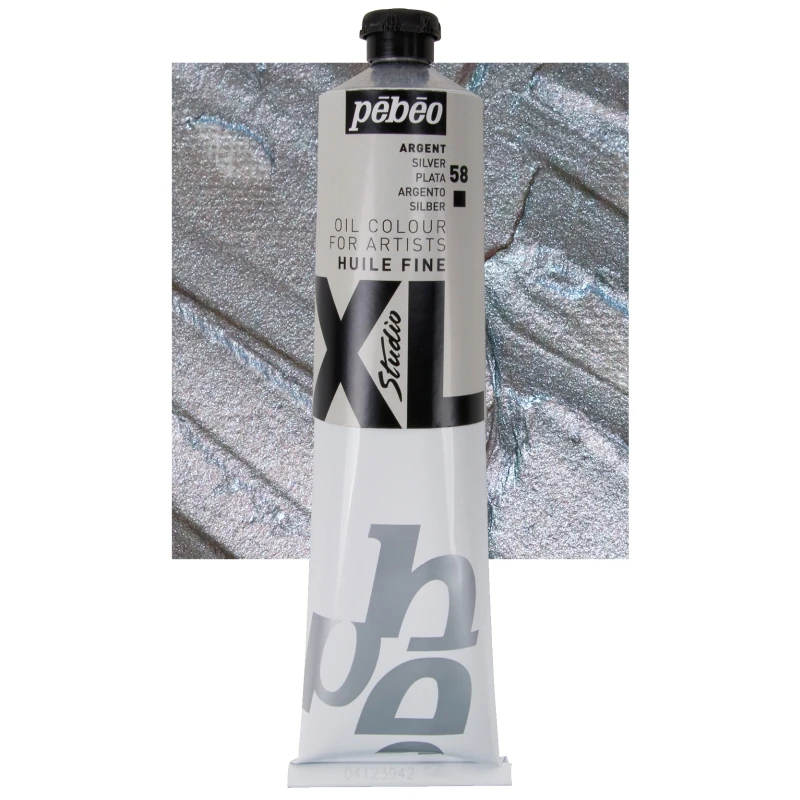 Farba Olejna Pebeo XL Fine Oil 200ml 58 Silver