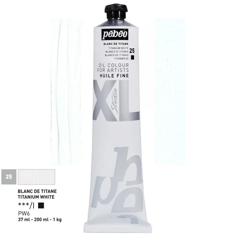 Farba Olejna Pebeo XL Fine Oil 200ml 25 Titanium White