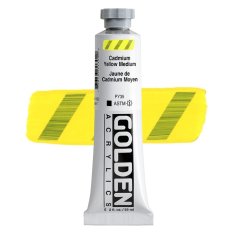 Golden Acrylics HB 1130 CADMIUM YELLOW MEDIUM 59 ML