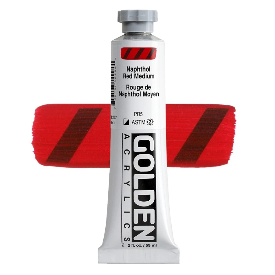 Golden Acrylics HB 1220 NAPHTHOL RED MEDIUM 59 ML
