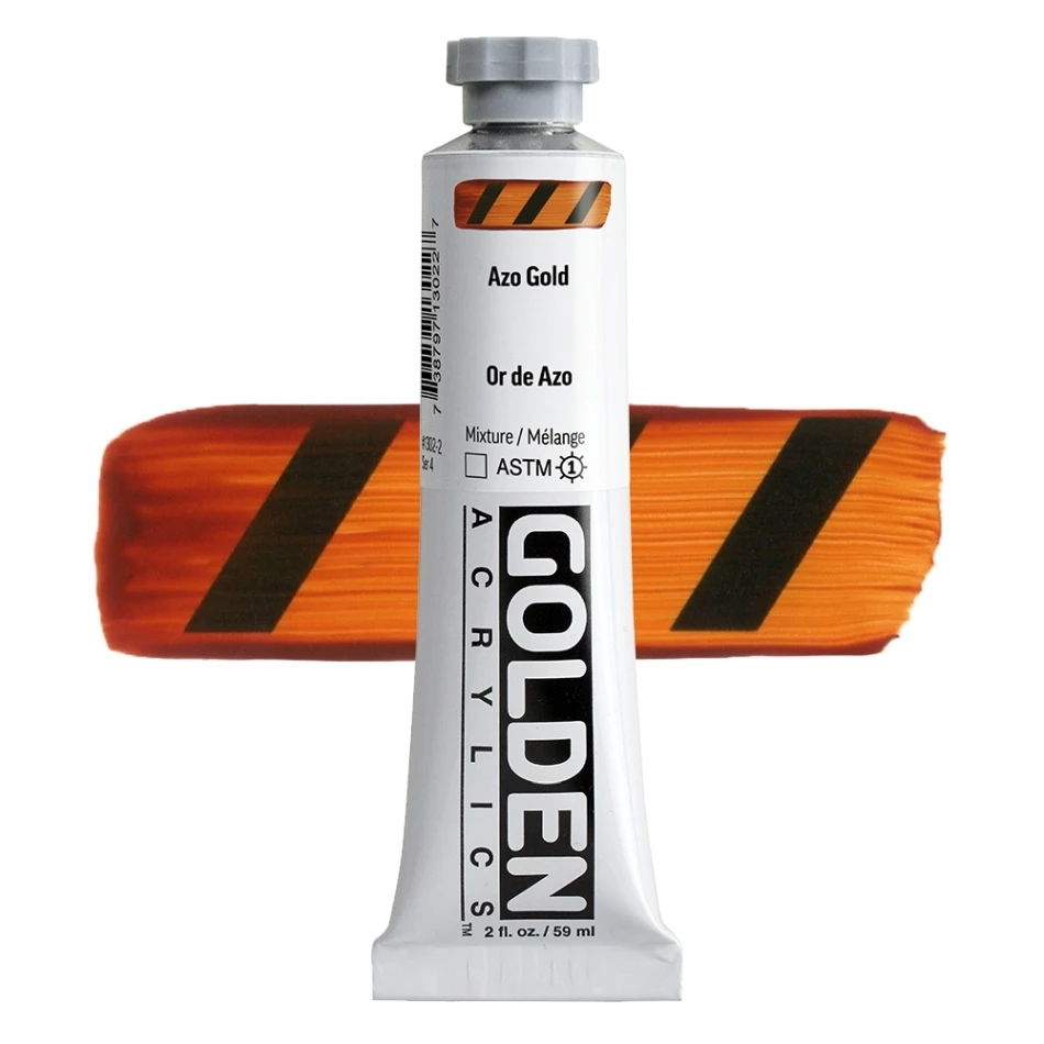 Golden Acrylics HB 1302 AZO GOLD 59 ML