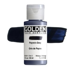 Golden Fluid Acrylics: 2240 Payne's Grey 30ml