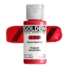 Golden Fluid Acrylics: 2310 Quinacridone Red 30ml