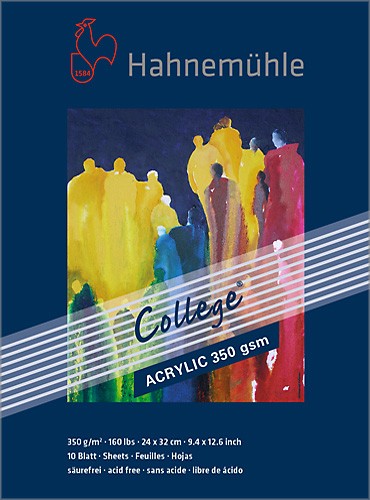 HAHNEMUHLE COLLAGE ACRYLIC BLOK 24X32 / 350G / 10ARK