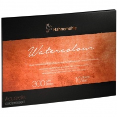 HAHNEMUHLE COLLECTION WATERCOLOUR MOULD-MADE (CZERPANY) COLD PRESSED (drobnoziarnisty) 24x32 300G 10 ARK. 100% BAWEŁNA
