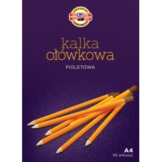 Koh-I-Noor Kalka kopiowa ołówkowa fioletowa A4/50 arkuszy