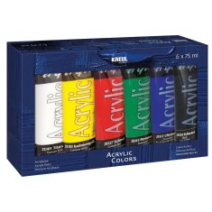 KREUL EL GRECO ZESTAW FARB AKRYLOWYCH 6x75 ml