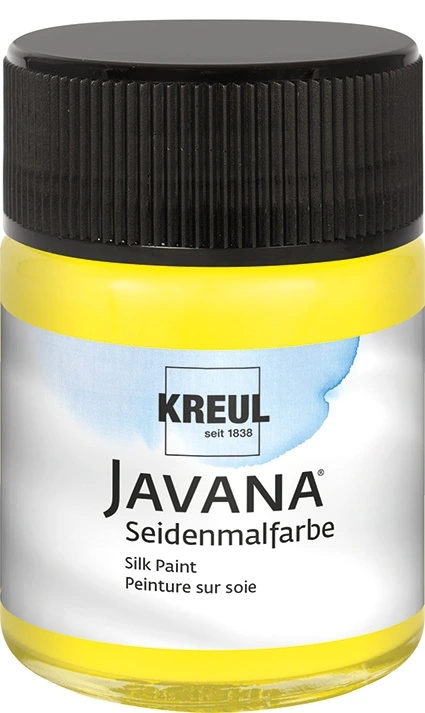 KREUL Javana Silk Paint – żółty 50 ml FARBA DO JEDWABIU